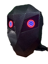 Cargar imagen en el visor de la galería, Mochila para moto impermeable para casco de motociclista con  led ojos colores MOD LED
