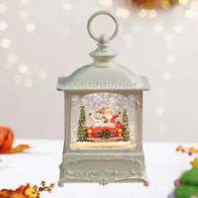 Cargar imagen en el visor de la galería, Caja de música navideña, decoración, con luz y sonido. Buena calidad MOD WDL-24008B
