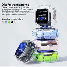 Cargar imagen en el visor de la galería, Audífonos Inalámbricos Bluetooth 5.4 Tws Con Pantalla Táctil Color AIRMAX con app para traductor en tiempo real mas de 200 idiomas MOD AIR MAX TRADUCTOR
