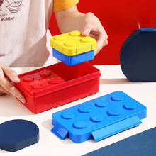 Cargar imagen en el visor de la galería, Fiambrera de bloques de construcción para niños y estudiantes, contenedor de almacenamiento de alimentos, MOD 18123
