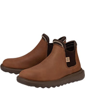 Cargar imagen en el visor de la galería, Botas de lluvia unisex de cuero Hey Dude Branson Boot Craft Leather PREGUNTE TALLAS EXISTENCIA 3-6 negras y cafés
