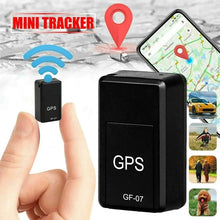 Cargar imagen en el visor de la galería, Mini GF 07 GPS rastreador de coche, localizador antirrobo en tiempo Real, montaje magnético fuerte, posicionador de mensajes SIM ideal para moto o auto así como para cualquier objeto que quiera rastrear MOD 1824
