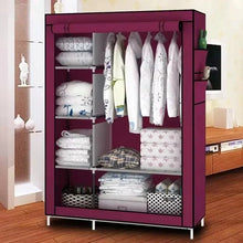 Cargar imagen en el visor de la galería, Perchero sencillo para dormitorio, organizador de ropa
