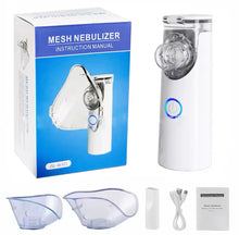 Cargar imagen en el visor de la galería, nebulizador médico de malla silenciosa, atomizador de inhalador de asma de mano, Mini humidificador nebulizador portátil para el cuidado de la salud de los niños
