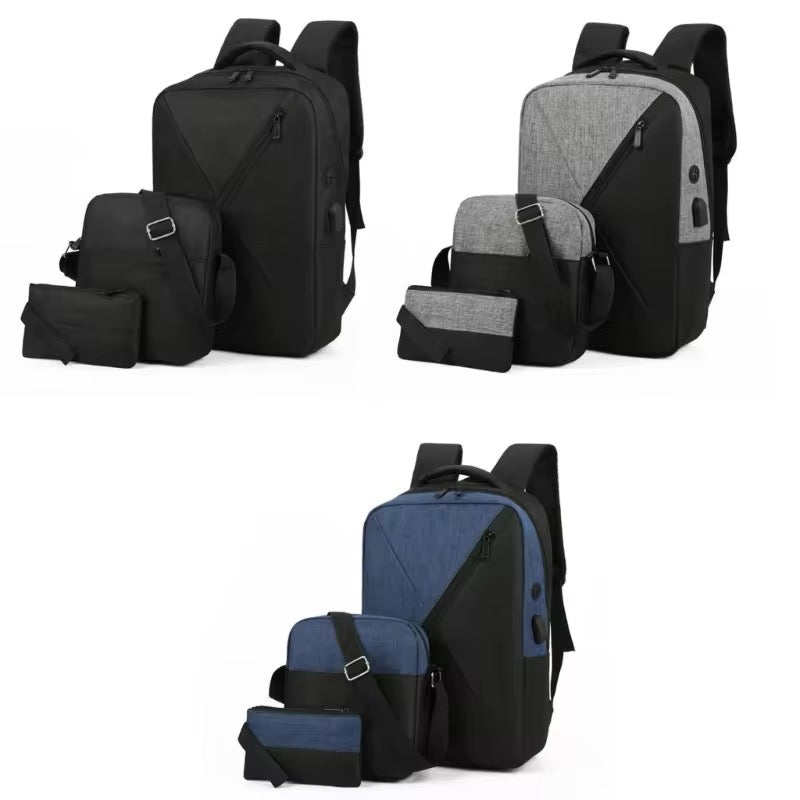 Mochila para ordenador portátil determinada de la mochila escolar 3pcs MOD 303