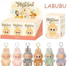 Cargar imagen en el visor de la galería, Labubu llavero excelente calidad Macarrón y Have a st con bolsa y cajita individual MOD PREMIUM

