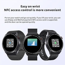 Cargar imagen en el visor de la galería, Reloj inteligente P9 MAX con Bluetooth, llamadas, NFC, Control de acceso, pago móvil, AI, asistente de voz, Modo deportivo, frecuencia cardíaca, oxígeno en sangre, salud
