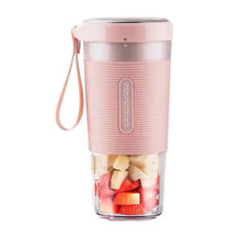 Cargar imagen en el visor de la galería, licuadora portátil para hacer jugo, exprimidor de batidos de frutas y verduras recargable de 300ML, potente mezclador de alta velocidad sin BPA MOD KLP-08
