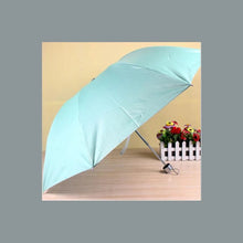 Cargar imagen en el visor de la galería, Paraguas resistente al viento y al agua para mujer, sombrilla plegable Manual resistente a la lluvia
