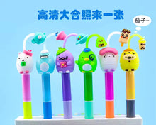 Cargar imagen en el visor de la galería, Resaltadores de personaje, bolígrafos fluorescentes, suministros escolares, juego de papelería, regalo para niños, 6 pzs MOD HLL-065

