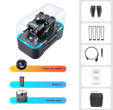 Cargar imagen en el visor de la galería, S96 WiFi FPV 4K HD Cámara Dual evitación de obstáculos posicionamiento de flujo óptico plegable almacenamiento integrado RC Drone Quadcopter RTF MOD TOY919
