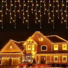 Cargar imagen en el visor de la galería, Cascada de luz cálida para adorno navideño MOD 6715-1
