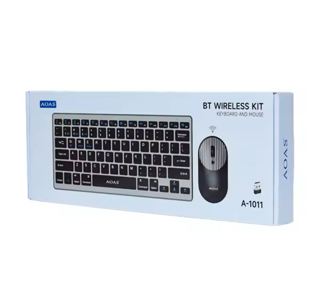 kit de Mini Teclado y Mouse Inalámbrico de 2.4 GHz MOD A-1011