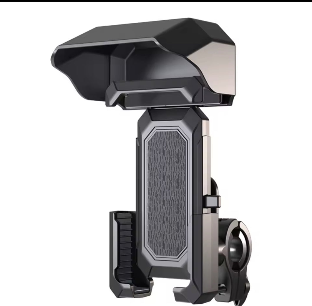 Soporte para teléfono móvil con cubierta para lluvia, soporte para manillar de bicicleta, resistente a los golpes, para manillar redondo de 18-32mm MOD Z02+ZXC05