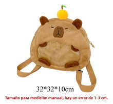 Cargar imagen en el visor de la galería, Mochila de peluche Capybara MOD MC-k111
