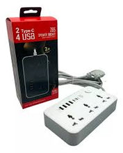 Cargar imagen en el visor de la galería, Multi contacto con entradas USB MOD ZE-1152
