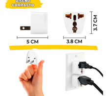 Cargar imagen en el visor de la galería, Clavija OEM Adaptador De Corriente Universal Internacional Viaje MOD
