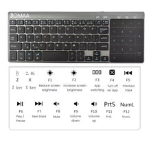 Cargar imagen en el visor de la galería, Teclado inalámbrico delgado de 2,4G con Touchpad, teclado numérico de ratón para Android, Windows, ordenador portátil, TV Box MOD TC.K136
