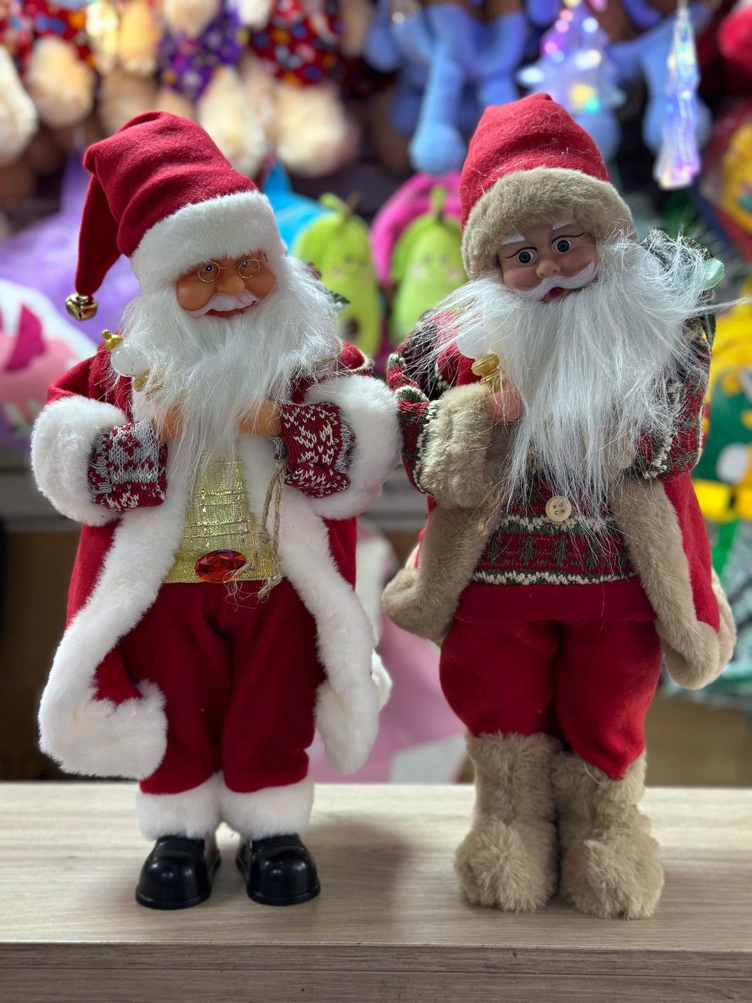 Santa claus  navideño musical y movimiento  50 cm MOD HS1304-20