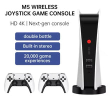 Cargar imagen en el visor de la galería, Consola de juegos M5 con audio mini TV, salida HD, consola de videojuegos clásica retro, doble joystick, mando ps5  juegos de Arcade ps1 Nintendo PSP MOD

