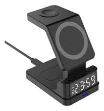 Cargar imagen en el visor de la galería, Estación De Carga De Despertador Despertador Digital Con carga para celular y Smart Watch MOD ZE-1916
