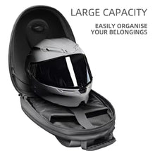 Cargar imagen en el visor de la galería, mochila de motociclista para casco de motocicleta, Control por aplicación Bluetooth, carcasa dura impermeable para casco de moto MOD HY-1
