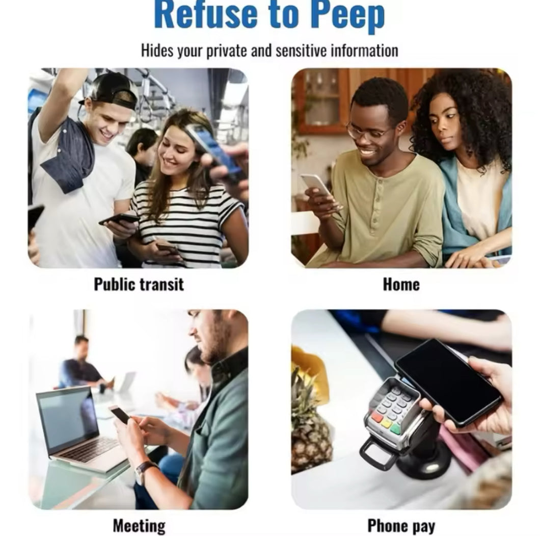 Protectores de pantalla de privacidad espejo para IPhone 15 14 13 12 11 Pro Max película de privacidad de vidrio templado para IPhone Samsung redmi entre otros