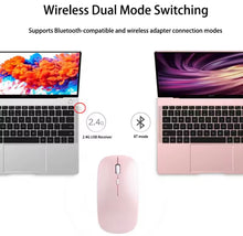 Cargar imagen en el visor de la galería, Ratón inalámbrico para juegos, 2,4G, compatible con Bluetooth, 1600DPI, silencioso, ergonómico, para PC, portátil DE PILAS MOD G139
