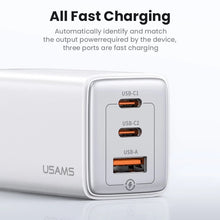 Cargar imagen en el visor de la galería, VEGER CHARGER-cargador USB tipo C de carga rápida para iPhone, iPad, MacBook, portátil, Xiaomi, Huawei, Samsung, 65W cargador Turbo V30
