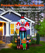 Cargar imagen en el visor de la galería, Figura inflable de payaso, Halloween con luces 2.40 cm MOD96923
