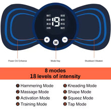 Cargar imagen en el visor de la galería, Masajeador de cuello colgante, masajeador eléctrico recargable de columna Cervical, Mini masaje de pulso para hombro y cervicales, compresa caliente con calor MOD ZE- 0926
