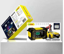 Cargar imagen en el visor de la galería, Arrancador y cargador de batería de coche inteligente unidad de carga de batería de coche y motocicleta batería de plomo-ácido de 6 a 12VMOD Q-DP9921
