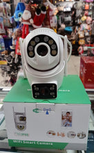 Cargar imagen en el visor de la galería, Smart Security Camera 3mp+3mp Wireless Dual-lens Wall Mount MOD FM-000195
