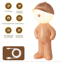 Cargar imagen en el visor de la galería, Lámpara de escritorio de hombre tímido, regalos divertidos de mordaza de aniversario, luz nocturna MOD MD2405C
