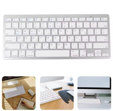 Cargar imagen en el visor de la galería, Teclado inalámbrico universal con bluetooth para ordenador portátil, tableta, iPad, iPhone, IOS, sistema operativo android y windows MOD  WB-8022
