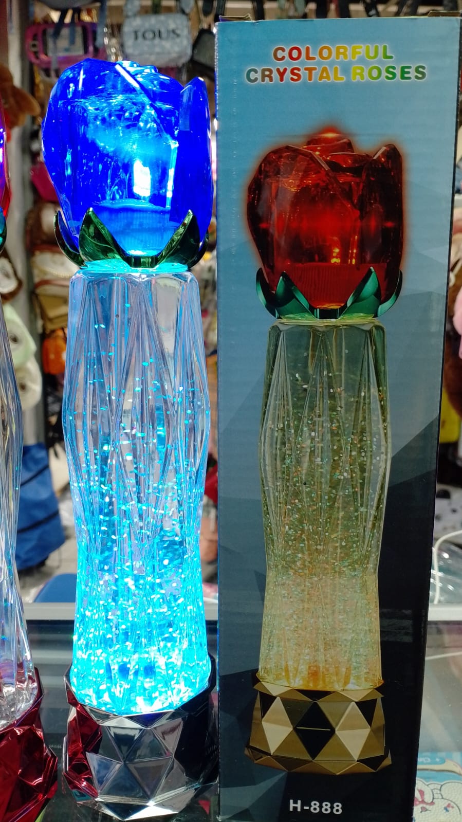 Torbellino Luz Led Con Rosa Cambia D Color MOD H-888