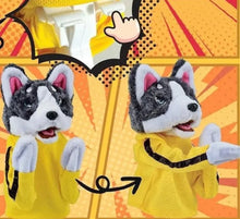 Cargar imagen en el visor de la galería, Muñeco de Mano Interactivo de Perro Husky con Sonido, Divertido Muñeco de Dibujos Animados con Sonido lee MOD 25233-1
