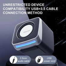 Cargar imagen en el visor de la galería, Altavoces para PC de alta calidad y fidelidad con luz RGB MOD Q-YX25
