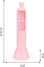 Cargar imagen en el visor de la galería, Ventilador mini portátil recargable kawaii MOD CS008
