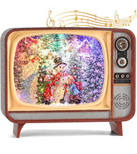 Cargar imagen en el visor de la galería, Televisor antiguo esfera de luz  y musical MOD WDL-24034A 24034B
