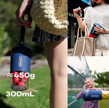 Cargar imagen en el visor de la galería, licuadora portátil para hacer jugo, exprimidor de batidos de frutas y verduras recargable de 300ML, potente mezclador de alta velocidad sin BPA MOD KLP-08
