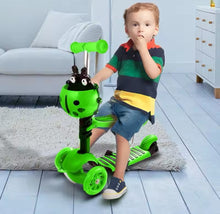 Cargar imagen en el visor de la galería, Patin scooter niñ@ multifuncional 3 en  1 para niños, catarina triciclo de moda, ASIENTO desmontable, juguetes para montar MOD 15714-3
