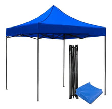 Cargar imagen en el visor de la galería, Carpa 3x3 para camping o puesto ROJO Y AZUL
