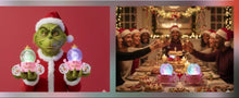 Cargar imagen en el visor de la galería, Carruaje adorno navideño esfera de luz musical MOD CX45-M54. CX65-M54
