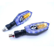 Cargar imagen en el visor de la galería, Direccional Led Secuencial Tipo Zafiro Universal Para Motocicleta MOD RS-DIR-0054Y-BLUE
