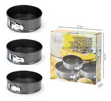 Cargar imagen en el visor de la galería, Moldes para pasteles y postres 3 pz MOD ZE-1724
