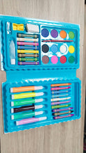 Cargar imagen en el visor de la galería, Juego de pinceles de acuarela para niños, caja de regalo de papelería, lápiz de dibujo de crayón, juego de bolígrafos de color, 42 piezas
