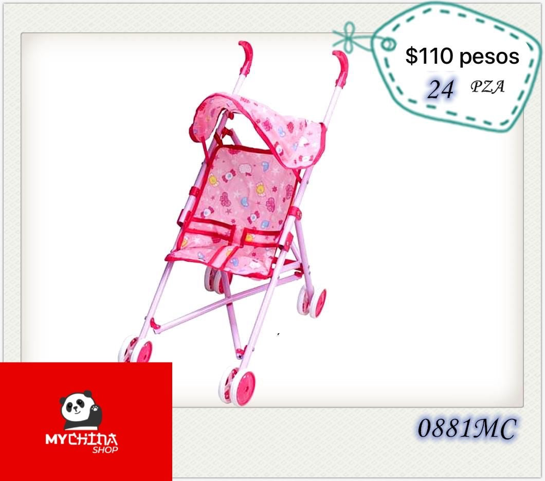 Mini carreola para muñeca MOD 0881Mc