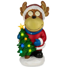Cargar imagen en el visor de la galería, Muñeco navideño varios diseños ojos luz movibles musicales y luz adorno 45 cm alto MOD W019 w018 W016
