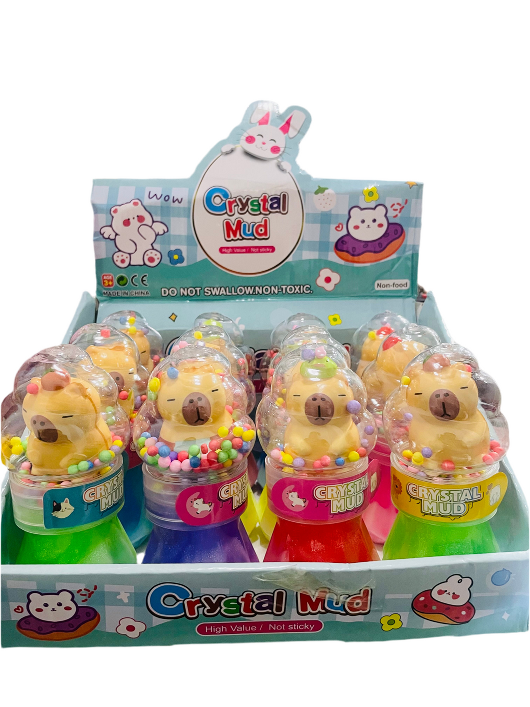 Slime de labubu con squeeze de Capybara